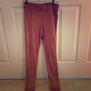 Faux suede Leggings